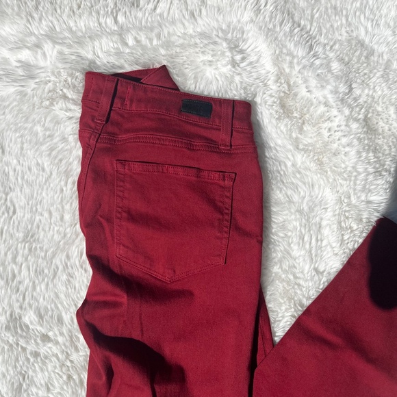 PAIGE Red Verdure Jean Size 28 W308849 - Picture 3 of 5